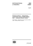 Die Norm ISO 15167:1999 12.8.1999 Ansicht