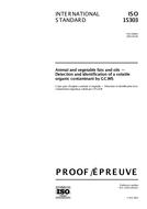 Die Norm ISO 15303:2001 20.9.2001 Ansicht