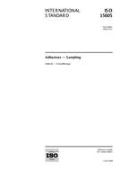 Die Norm ISO 15605:2000 14.12.2000 Ansicht