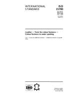 Die Norm ISO 15700:1998 7.5.1998 Ansicht