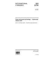 Die Norm ISO 15734:2001 31.5.2001 Ansicht