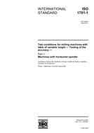 Die Norm ISO 1701-1:2004 3.9.2004 Ansicht