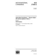 Die Norm ISO 17101-2:2012 14.6.2012 Ansicht