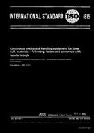 Ansicht ISO 1815:1975 1.11.1975