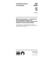 Die Norm ISO 18330:2003 27.8.2003 Ansicht