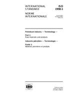 Die Norm ISO 1998-1:1998-ed.2.0 5.11.1998 Ansicht
