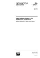 Ansicht ISO 20471:2013 12.3.2013
