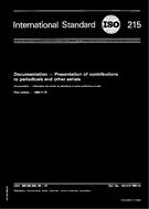 Ansicht ISO 215:1986 13.11.1986