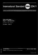 Die Norm ISO 234-1:1983 1.12.1983 Ansicht