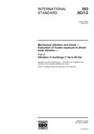 Die Norm ISO 2631-2:2003-ed.2.0 14.4.2003 Ansicht
