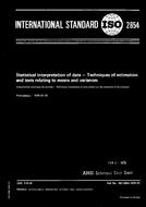 Ansicht ISO 2854:1976 1.2.1976