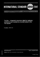 Ansicht ISO 2947:1973 1.11.1973