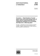 Die Norm ISO 3744:2010-ed.3.0 22.9.2010 Ansicht