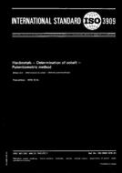 Die Norm ISO 3909:1976 1.10.1976 Ansicht