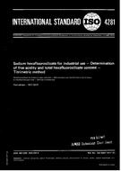 Die Norm ISO 4281:1977 1.3.1977 Ansicht