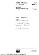 Die Norm ISO 4306-5:2005 22.8.2005 Ansicht