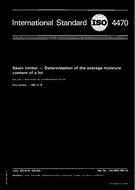 Die Norm ISO 4470:1981 1.12.1981 Ansicht