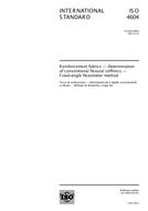 Die Norm ISO 4604:2011-ed.2.0 21.11.2011 Ansicht