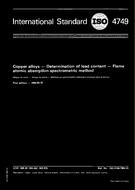 Die Norm ISO 4749:1984 1.3.1984 Ansicht