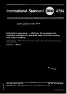 Die Norm ISO 4794:1982 1.5.1982 Ansicht
