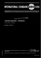 Die Norm ISO 4799:1978 1.11.1978 Ansicht