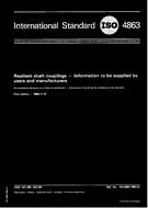 Die Norm ISO 4863:1984 1.11.1984 Ansicht