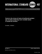 Die Norm ISO 497:1973 1.5.1973 Ansicht