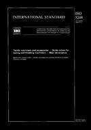 Die Norm ISO 5249:1988 12.5.1988 Ansicht