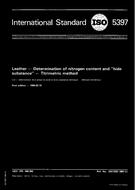 Die Norm ISO 5397:1984 1.3.1984 Ansicht
