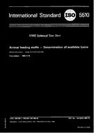 Die Norm ISO 5510:1984 1.11.1984 Ansicht