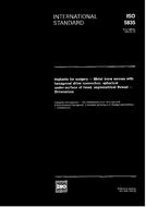 Die Norm ISO 5835:1991 17.1.1991 Ansicht