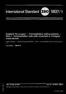 Die Norm ISO 5837-1:1985 13.6.1985 Ansicht