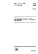 Die Norm ISO 6788:1997-ed.2.0 18.12.1997 Ansicht