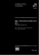 Die Norm ISO 801-1:1994-ed.2.0 11.8.1994 Ansicht