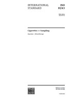 Die Norm ISO 8243:2013-ed.5.0 4.7.2013 Ansicht