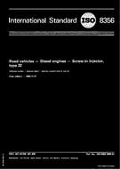 Die Norm ISO 8356:1984 1.10.1984 Ansicht