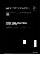Die Norm ISO 8775:1988 28.1.1988 Ansicht