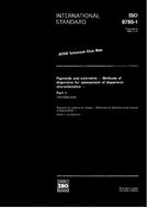 Die Norm ISO 8780-1:1990 15.11.1990 Ansicht