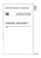 Die Norm ISO 8827:1988 27.10.1988 Ansicht