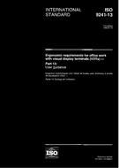 Die Norm ISO 9241-13:1998 16.7.1998 Ansicht