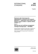 Die Norm ISO 9735-9:2002-ed.2.0 4.7.2002 Ansicht