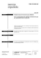 Die Norm UNE-EN 1015-18:2003 6.6.2003 Ansicht