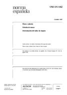 Die Norm UNE-EN 1162:1997 28.10.1997 Ansicht
