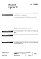 Die Norm UNE-EN 12233:2003 27.6.2003 Ansicht