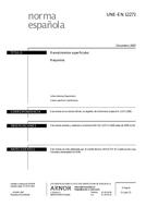 Die Norm UNE-EN 12271:2007 5.12.2007 Ansicht