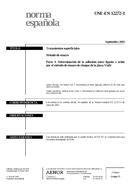 Die Norm UNE-EN 12272-3:2003 12.9.2003 Ansicht