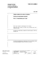 Die Norm UNE-EN 12280-1:1998 28.4.1998 Ansicht