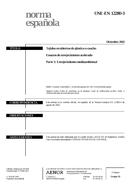 Die Norm UNE-EN 12280-3:2002 16.12.2002 Ansicht