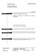 Die Norm UNE-EN 12352:2007 28.3.2007 Ansicht