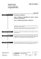 Die Norm UNE-EN 12365-1:2004 27.2.2004 Ansicht